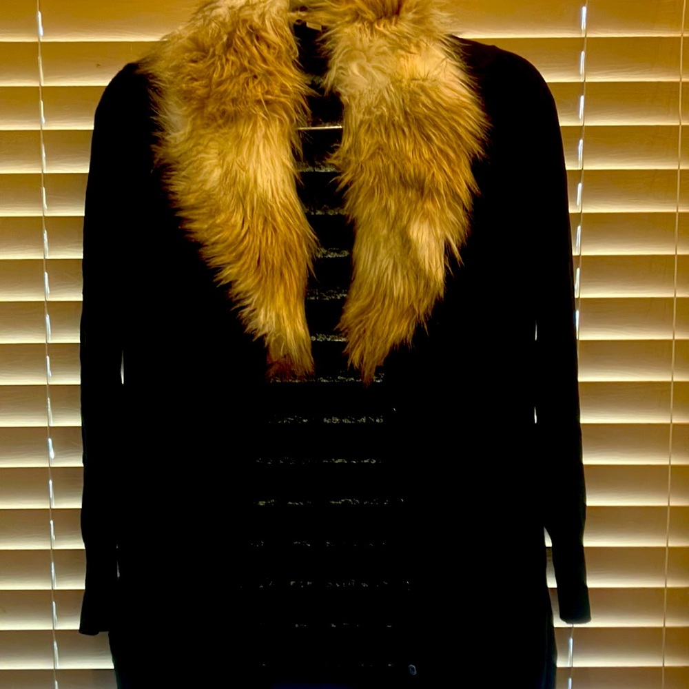 Laugh black sweater